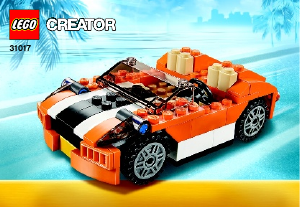 Handleiding Lego set 31017 Creator Sunset speeder