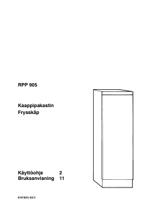 Bruksanvisning Rosenlew RPP905 Frys