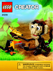 Bedienungsanleitung Lego set 31019 Creator Urwald Tiere