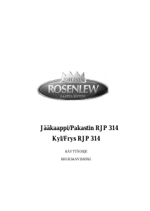 Käyttöohje Rosenlew RJP314 Jääkaappipakastin