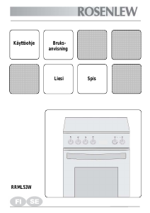 Bruksanvisning Rosenlew RRML53W Spis