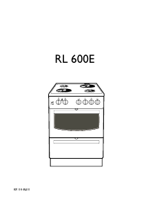 Käyttöohje Rosenlew RL600T Liesi