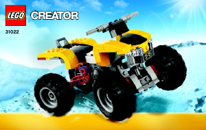 Manual de uso Lego set 31022 Creator Quad turbo