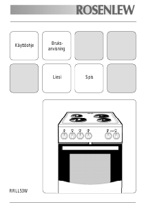 Käyttöohje Rosenlew RRLL53W Liesi