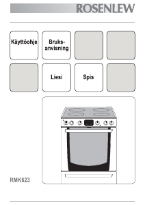 Käyttöohje Rosenlew RMK623 Liesi