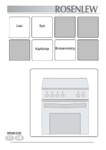 Bruksanvisning Rosenlew RRMK53W Spis