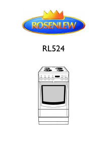 Käyttöohje Rosenlew RL524 Liesi