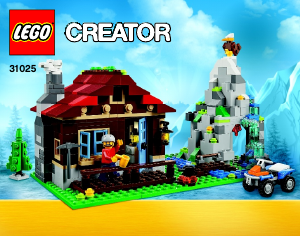 Bruksanvisning Lego set 31025 Creator Bergsstuga