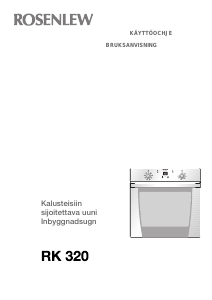 Käyttöohje Rosenlew RK320W Uuni