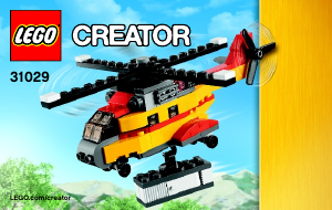 Handleiding Lego set 31029 Creator Vrachthelikopter