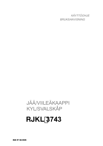 Bruksanvisning Rosenlew RJKL3743 Kylskåp