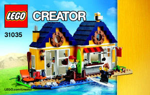 Bruksanvisning Lego set 31035 Creator Strandhytte