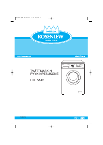 Bruksanvisning Rosenlew RTF5142 Tvättmaskin