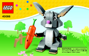 Manual de uso Lego set 40086 Creator Conejo de Pascua