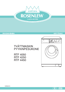 Bruksanvisning Rosenlew RTF4050 Tvättmaskin