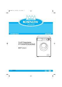 Käyttöohje Rosenlew RTF3141 Pesukone