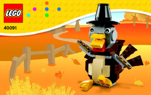 Käyttöohje Lego set 40091 Creator Thanksgiving turkey