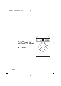 Bruksanvisning Rosenlew RTF5361 Tvättmaskin