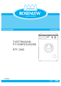 Käyttöohje Rosenlew RTF1045 Pesukone