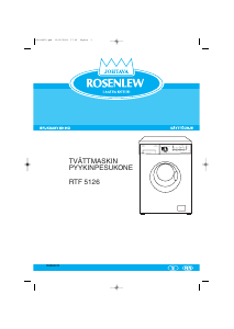 Bruksanvisning Rosenlew RTF5126 Tvättmaskin