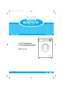 Käyttöohje Rosenlew RTF3110 Pesukone