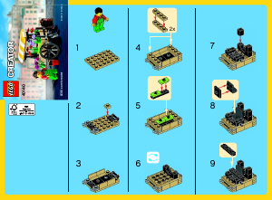 Bruksanvisning Lego set 40140 Creator Blommor-vagn