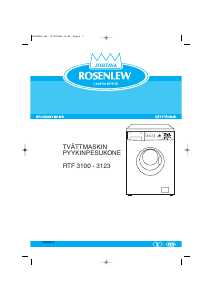 Bruksanvisning Rosenlew RTF3100 Tvättmaskin