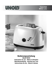 Manual Unold 8040 White Line Toaster