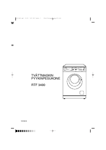 Bruksanvisning Rosenlew RTF3400 Tvättmaskin