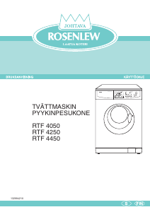 Bruksanvisning Rosenlew RTF4250 Tvättmaskin