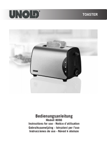 Bedienungsanleitung Unold 8066 Toaster