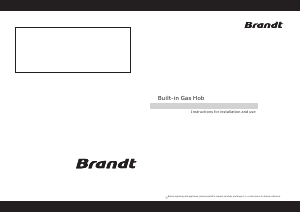 Handleiding Brandt TG1493B Kookplaat