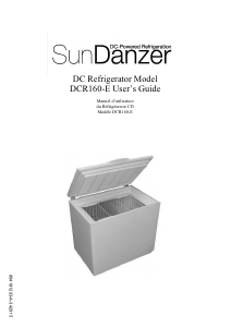 كتيب SunDanzer DCR160-E فريزر