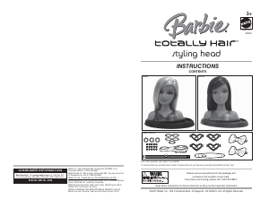 Manual Mattel M4429 Barbie Totally Hair Styling Head