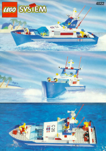 Mode d’emploi Lego set 4022 Boats C26 Sea Cutter