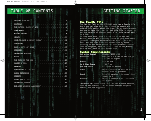 Handleiding PC The Matrix - Path of Neo