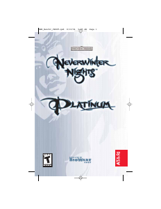 Handleiding PC Neverwinter Nights Platinum