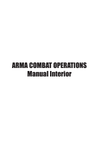 Handleiding PC ArmA - Combat Operations