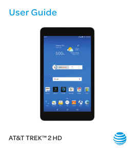 Handleiding ZTE Trek 2 HD (AT&T) Tablet