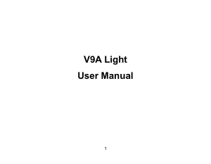 Handleiding ZTE V9A Light Tablet
