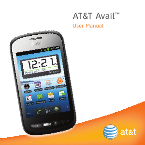 Manual ZTE Avail (AT&T) Mobile Phone