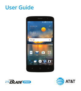 Manual ZTE Blade Spark (AT&T) Mobile Phone