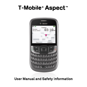 Manual ZTE Aspect (T-Mobile) Mobile Phone