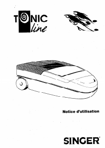 Mode d’emploi Singer Tonic Line Aspirateur