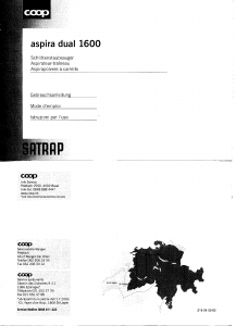 Bedienungsanleitung Satrap Aspira Dual 1600 Staubsauger