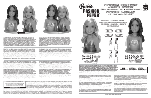 Manual Mattel L6489 Barbie Fashion Fever Styling Heads