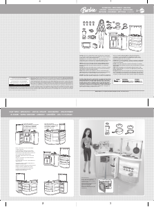 Manuale Mattel L9484 Barbie My House Kitchen & Doll