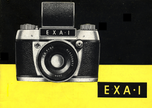 Handleiding Exakta EXA I Camera