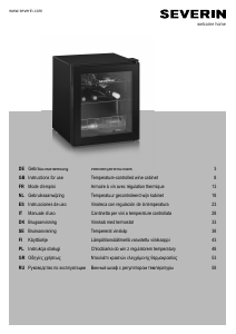 Manual de uso Severin KS 9889 Vinoteca