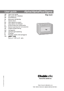 Bedienungsanleitung Chubb AlphaPlus 3K Safe